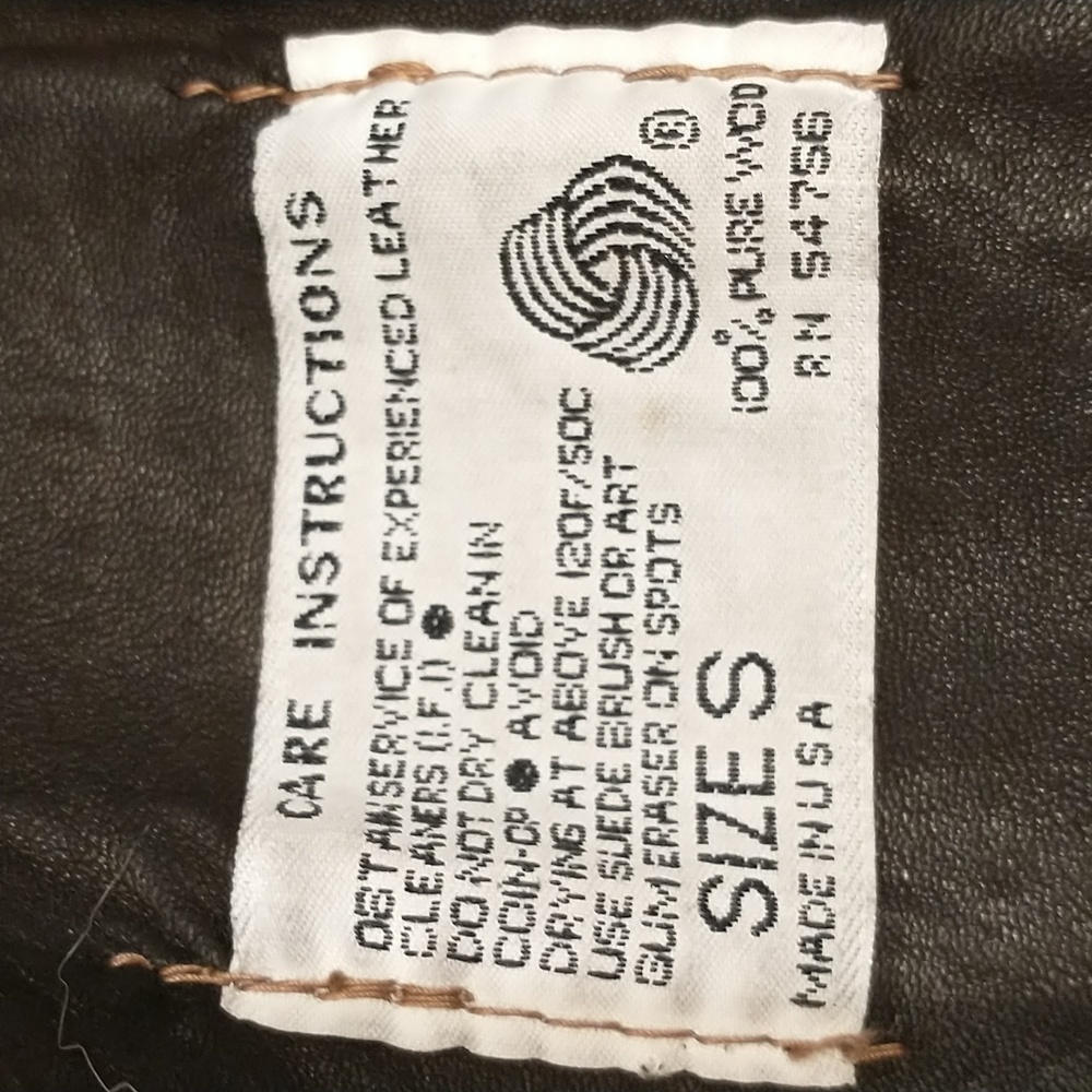 Vintage Shearling Coat USA Made Sawyer Napa Taupe Maxi Oversized Warm SeeMeasure - Picture 12 of 16